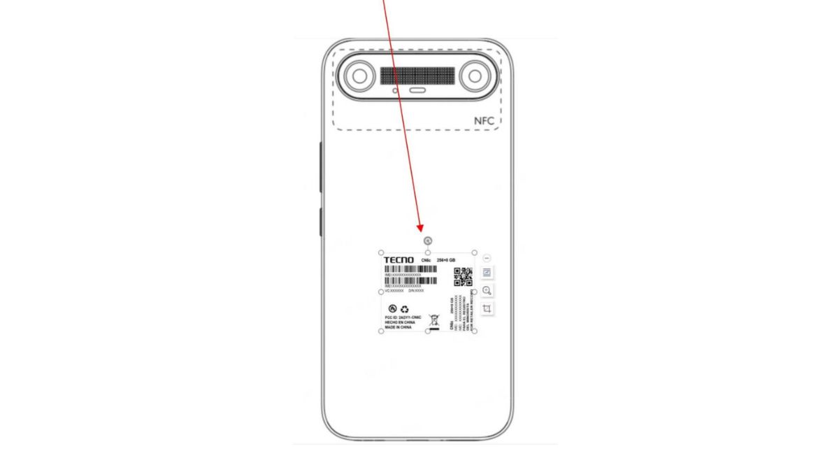 Tecno Camon Slim - FCC feature