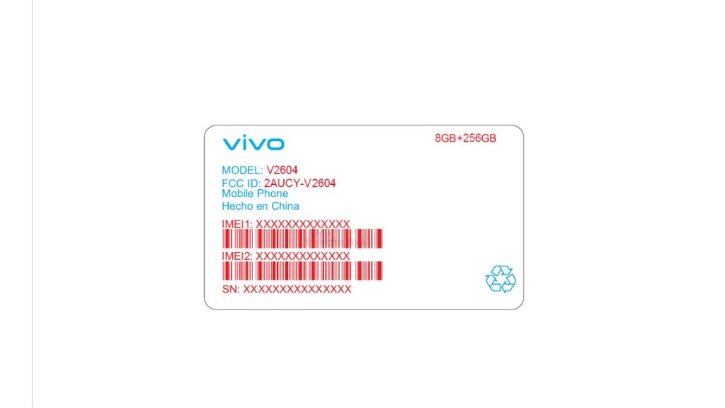 Vivo V2604 Spotted on FCC - Memory Variant Revealed
