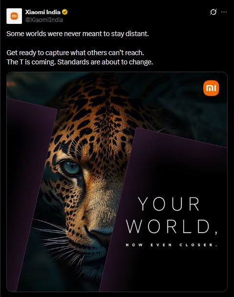 Xiaomi 17T India Teaser