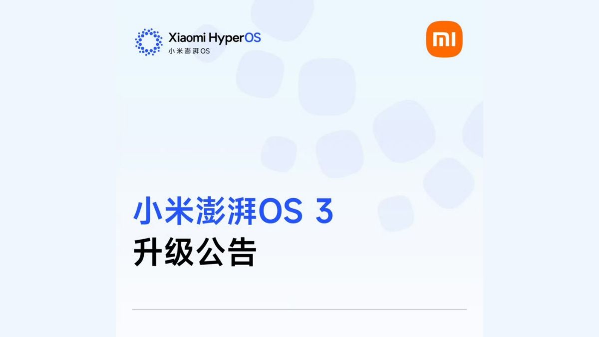 Xiaomi HyperOS 3 Update