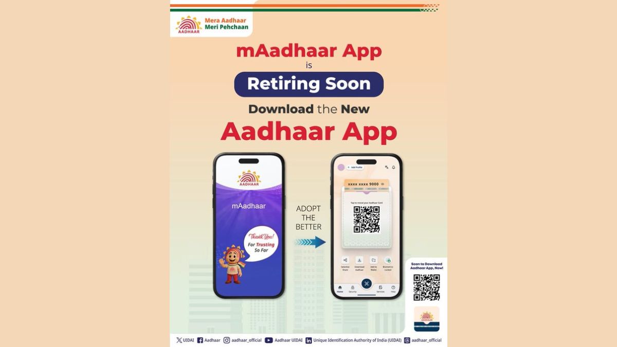 mAdhaar App Retiring Soon