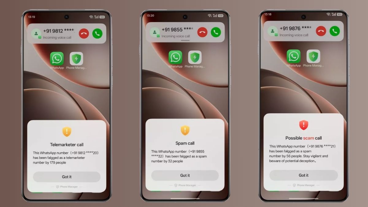 Call identification on WhatsApp