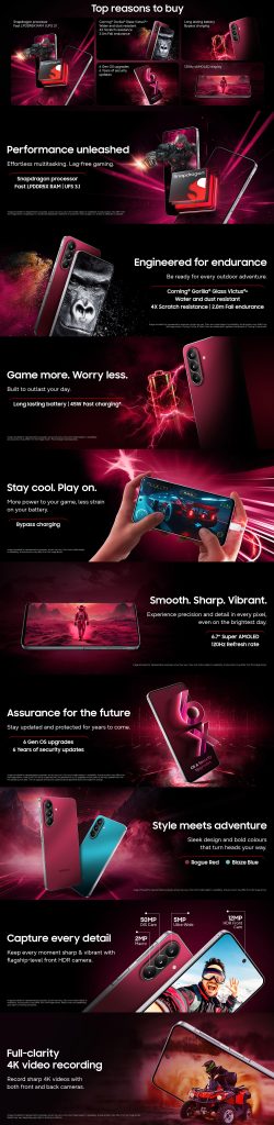 Galaxy M47 5G - SPecs on Amazon India