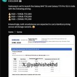 Galaxy M47 5G and F70 Pro 5G - Indian Pricing