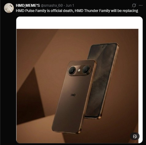 HMD Thunder Series - Tipster on X