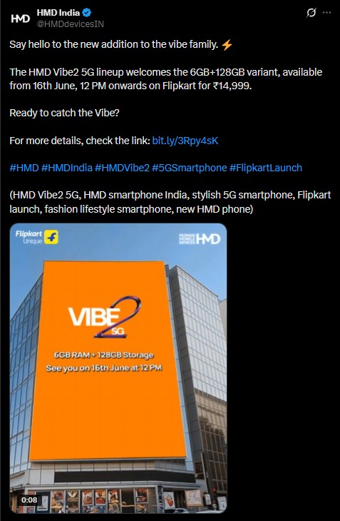 HMD Vibe 2 5G - New Vraiant