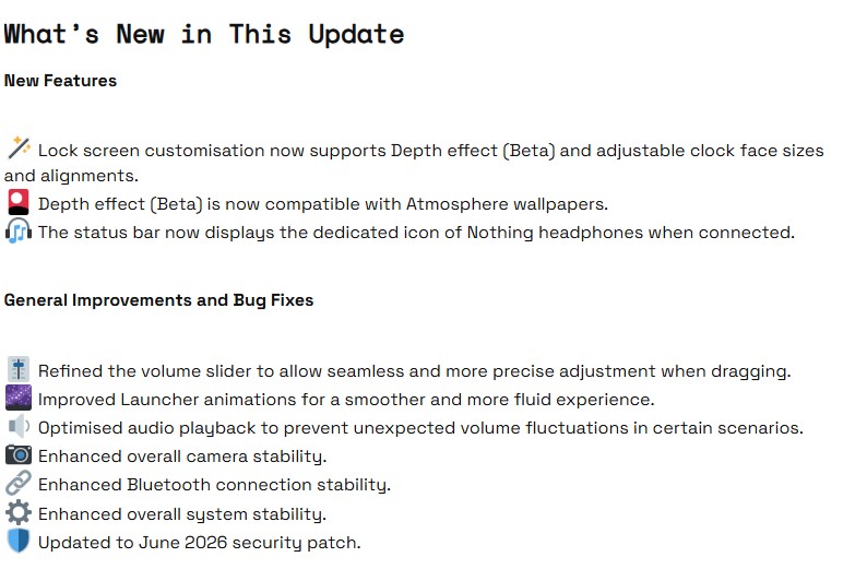 NothingOS B4.1