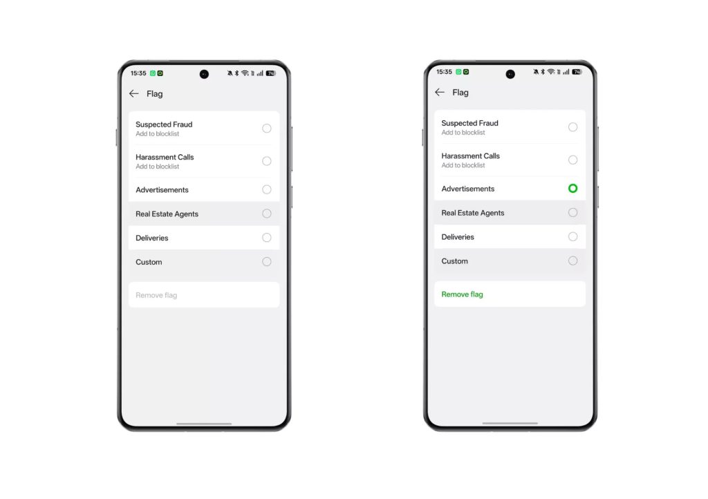 OPPO Dialer Spam Blocking Function - 1
