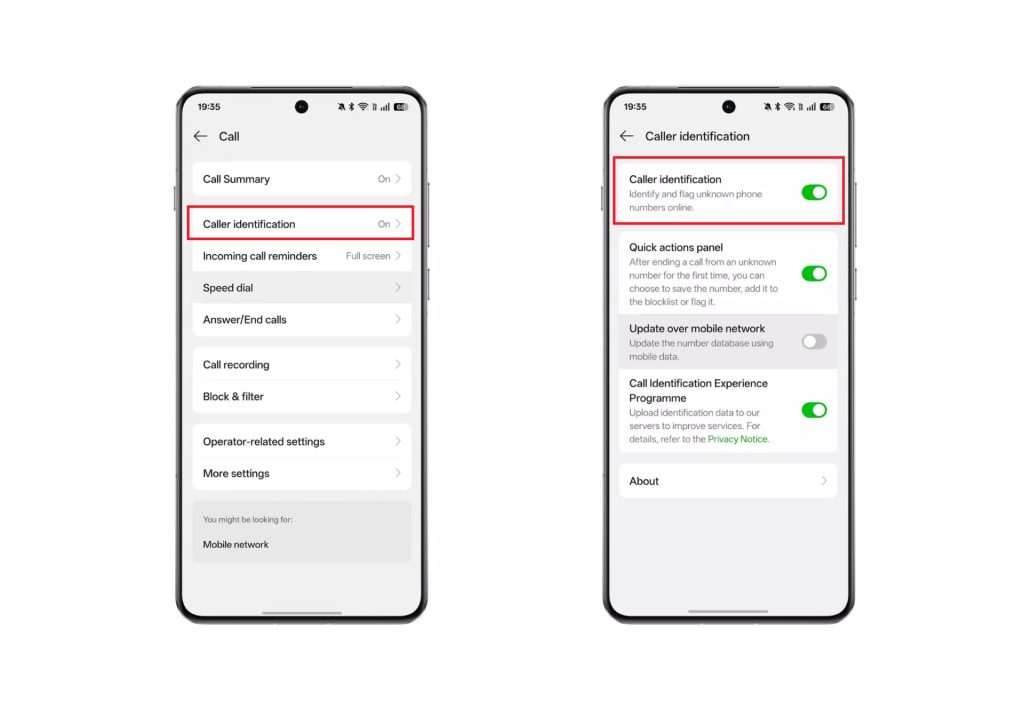 OPPO Dialer Spam Blocking Function - 1