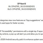 OnePlus Nord 6 - June 2026 Security Patch