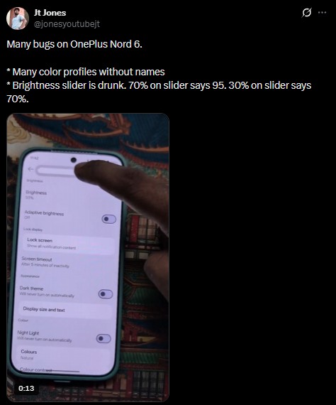 OnePlus Nord 6 User on X