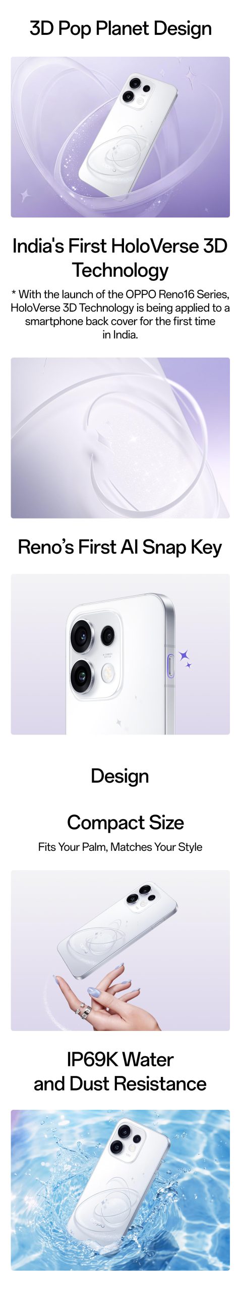 Oppo Reno 16 5G Series Amazon Microsite