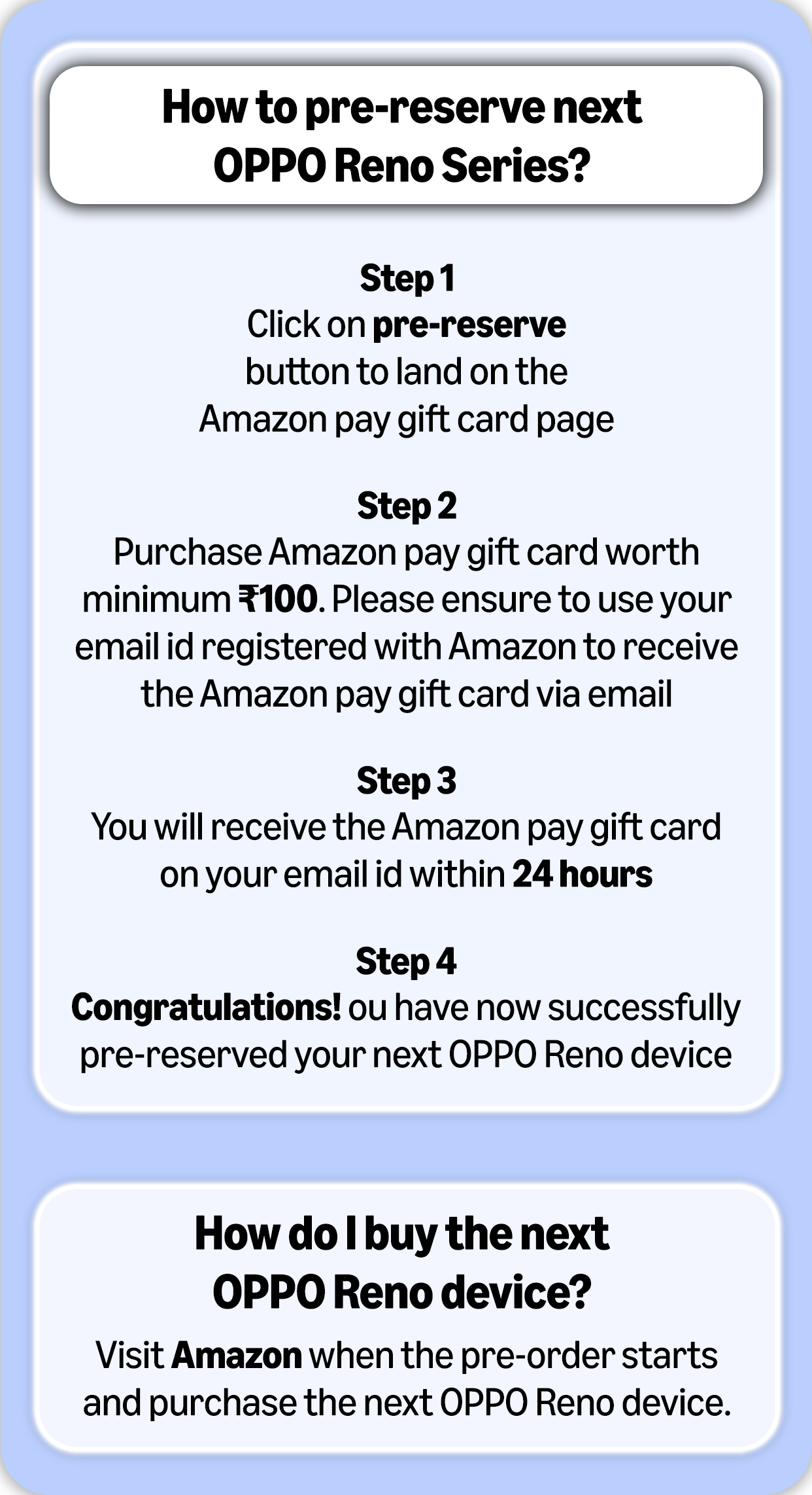 Oppo Reno 16 5G Series Pre-Reserve on AMazon