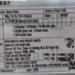 Oppo Reno 16 India Retail box Unit