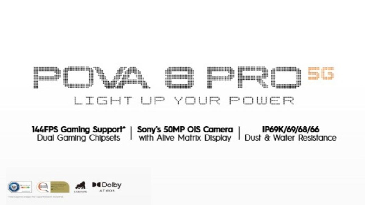 POVA 8 Pro 5G - Marketing Poster