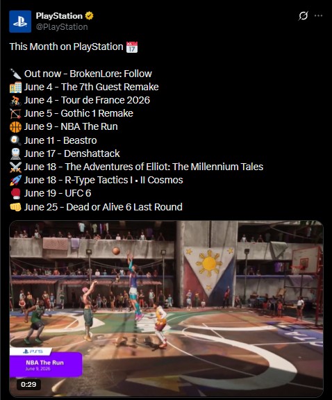 Playstation June Month Game Launches