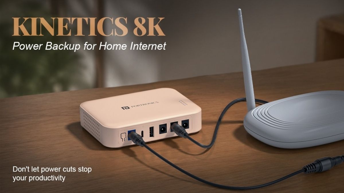 Portronics Kinetics 8K Mini UPS
