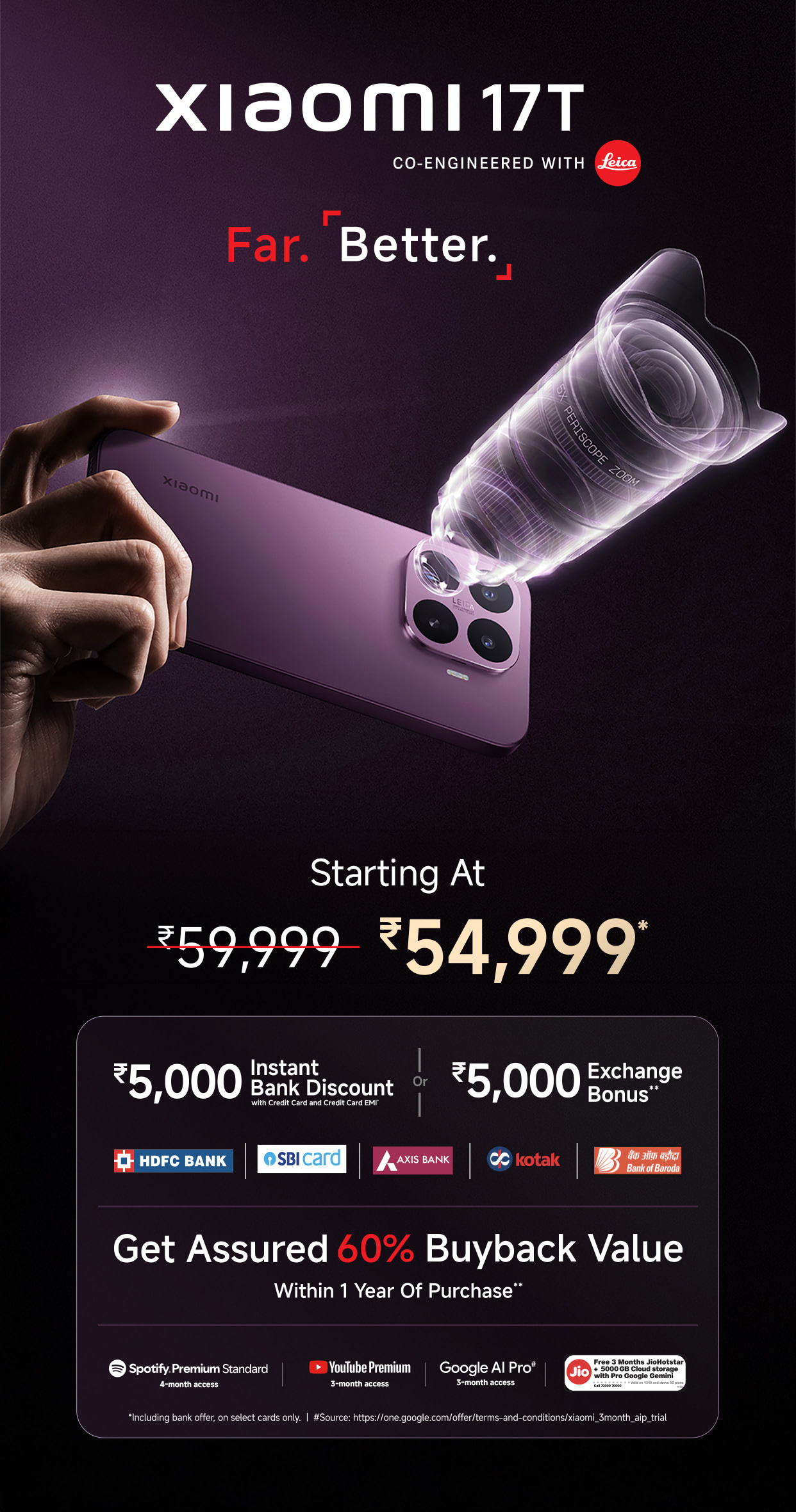 Xiaomi 17T - India Offers