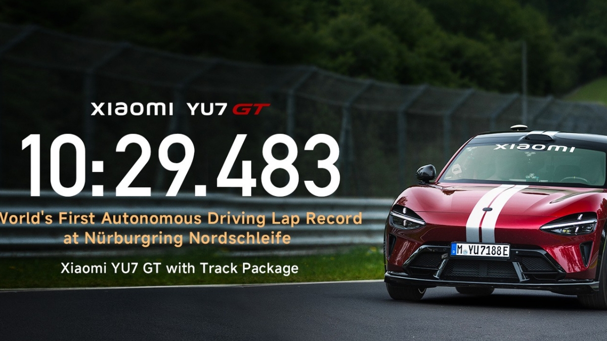 Xiaomi YU7 GT with track package achieves world’s first Autonomous Driving Lap Record at Nurburgring Nordschleife