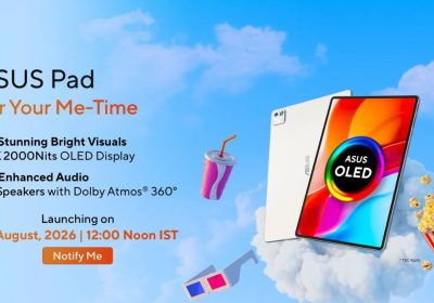 ASUS Is Finally Re-Entering the Indian Tablet Market With the ASUS Pad T3201 Launch Set for August 6th, 2026