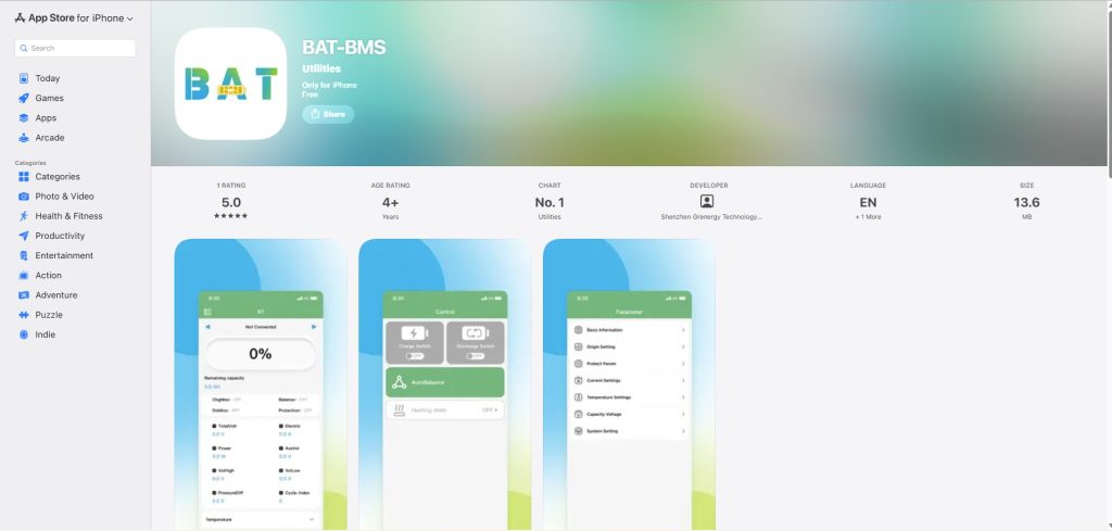 BAT-BMS - Apple App Store