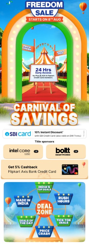 Flipkart Freedom Sale 2026