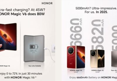 Honor Takes a Dig at Samsung by Comparing Magic V6’s Battery and Charging With Galaxy Z Fold 8 Ultra