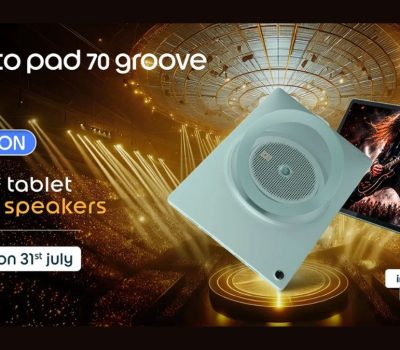 Motorola Moto Pad 70 Groove Launching in India on July 31st as the Country’s First Tablet With 9 JBL Speakers