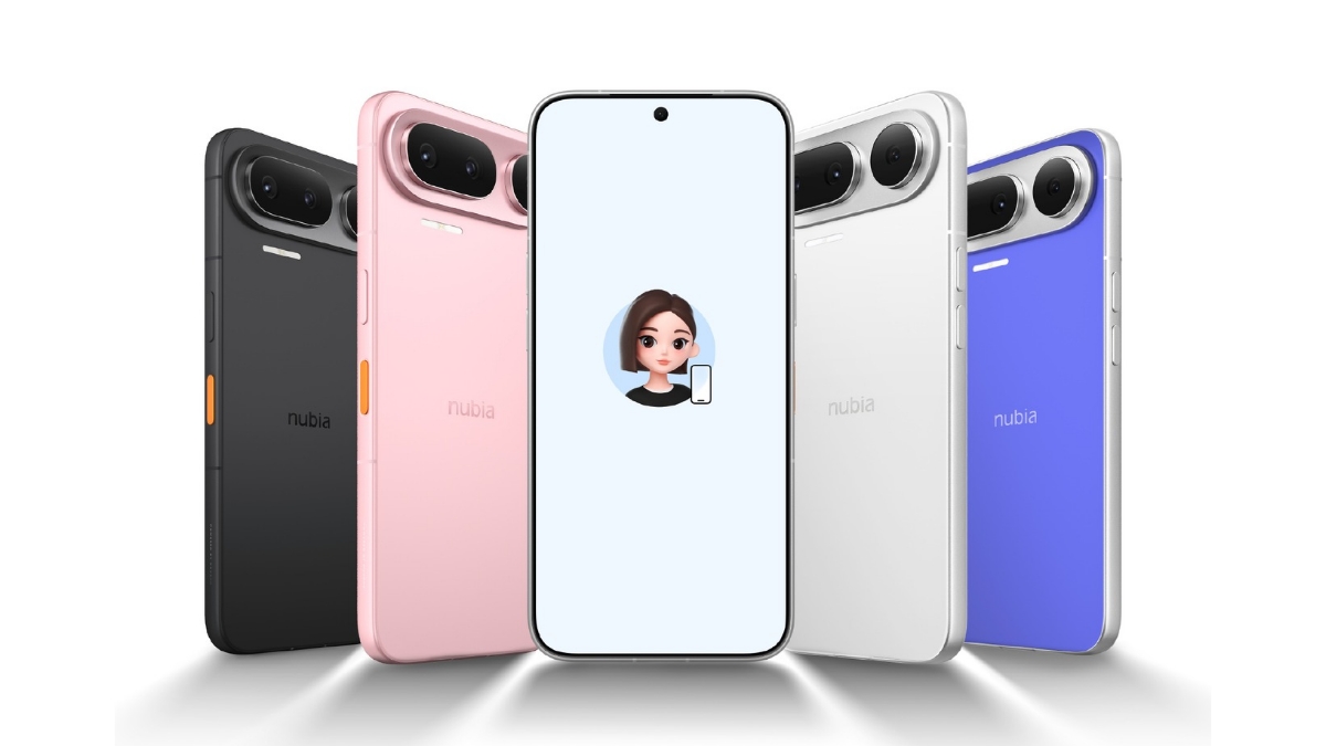 Nubia unveils the colour options of its first AI-powered smartphone, Nubia NaviX Ultra