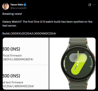 One UI Watch 9 - Galaxy Watch 7