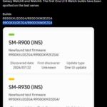 One UI Watch 9 test builds - Galaxy Watch 6 and Watch 5