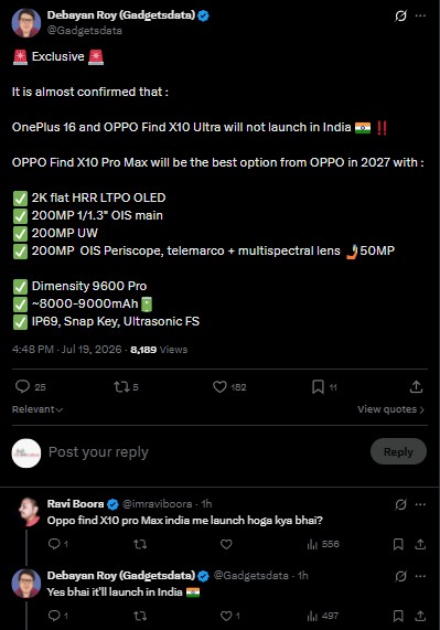 Oppo Find X10 Pro Max - Tipped
