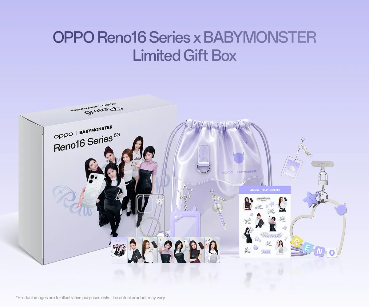 Oppo Reno 16 5G Series - BabyMonster Box