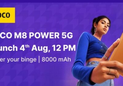POCO M8 Power 5G with a massive 8000 mAh battery confirmed to launch in India on 4th August