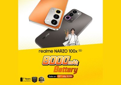 Realme Narzo 100x 5G Launched in India With Dimensity 6300 SoC, 8,000mAh Battery and 144Hz Display
