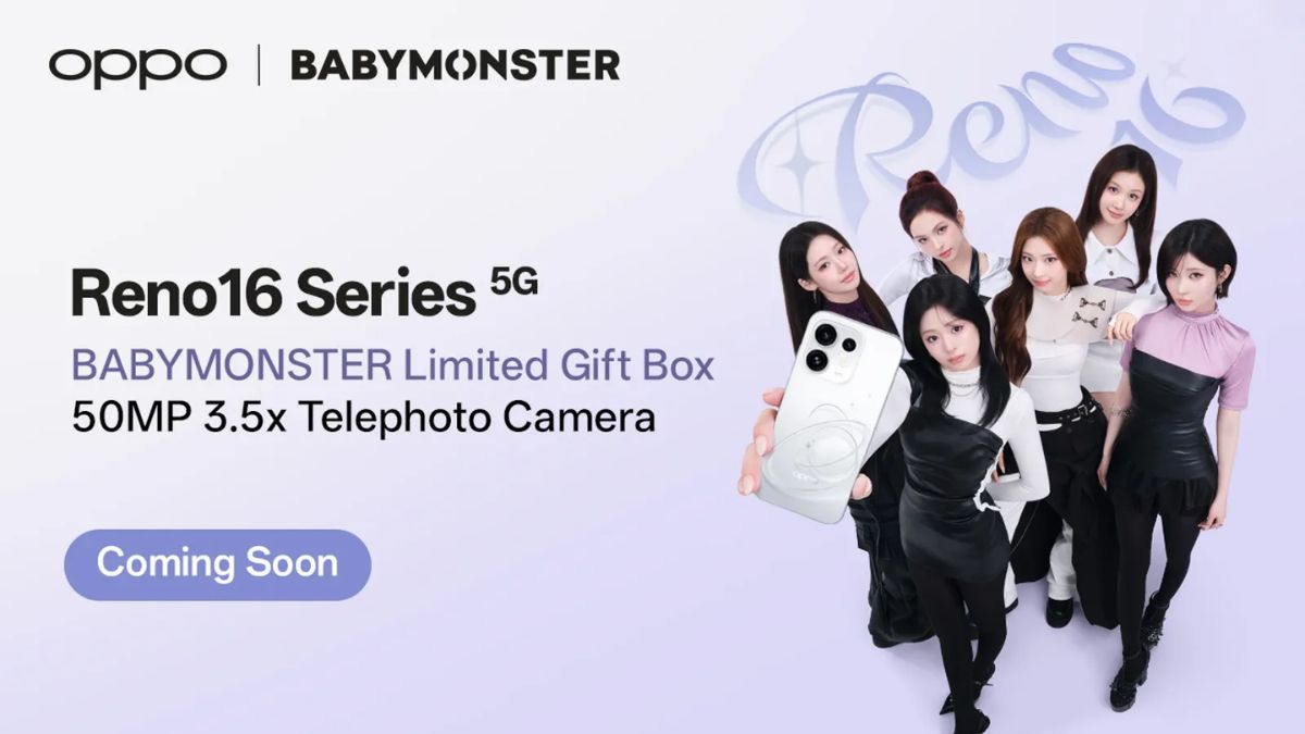 OPPO Reno16 Series × BABYMONSTER Limited-Edition Gift Box Microsite Now Live on Flipkart Ahead of India Launch