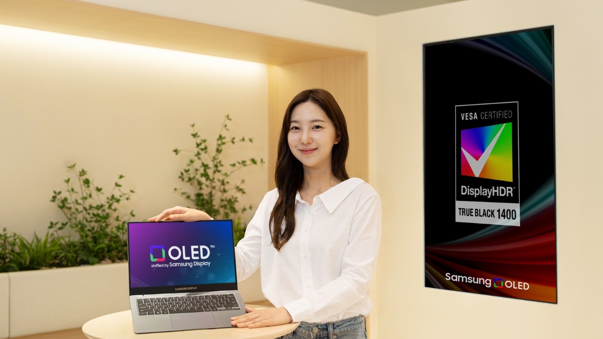 Samsung Display achieves a new milestone: Samsung’s Tandem OLED panels for laptops now meet the VESA DisplayHDR True Black 1400 standard