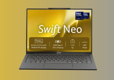 Acer Swift Neo AI Laptop With Intel Core Ultra H-Series Processors Launched in India at a Starting Price of INR 67,999