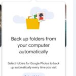Back Up Folders from your Computer - Google Photos