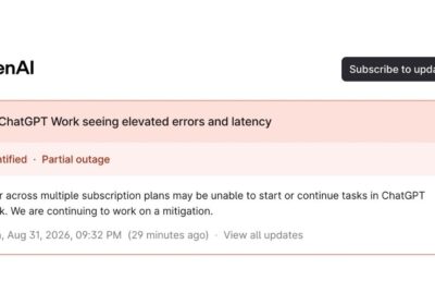 ChatGPT Work Faces Elevated Errors and Latency, OpenAI Working on a Fix