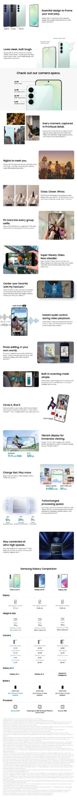 Galaxy S26 FE - Poster