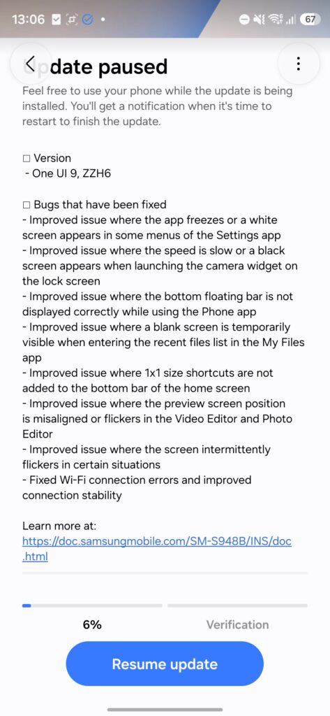 Galaxy S26 Ultra - One UI 9 Beta 5