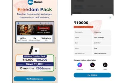 Reliance Jio introduces new Jio Home Freedom Pack at Rs 10,000 for JioFiber & AirFiber users