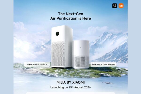Xiaomi’s First Mijia Products, Mijia Smart Air Purifier 6 and Mijia Smart Air Purifier 4 Compact, Officially Announced to Launch in India on 25th August