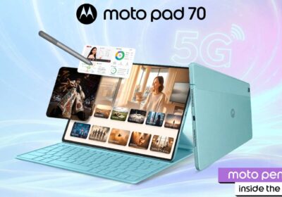 Moto Pad 70 With 12.1″ 2.5K Display, Dimensity 6400, 5G and 10,200mAh Battery Launched in India