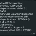 OnePlus N6x 5G - Memory Support