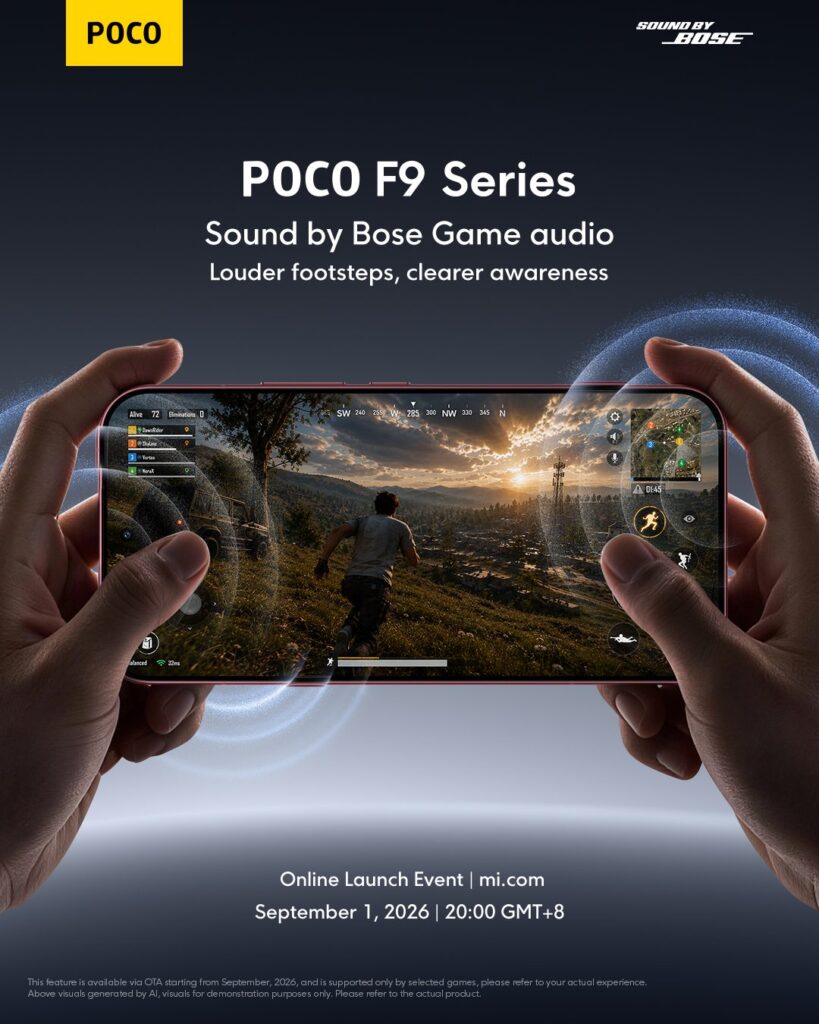 POCO F9 Series - Sound by BOSE