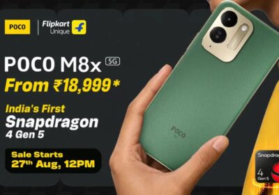 POCO M8x 5G Goes Official in India as India’s First Snapdragon 4 Gen 5 Smartphone