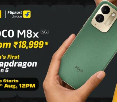 POCO M8x 5G Goes Official in India as India’s First Snapdragon 4 Gen 5 Smartphone