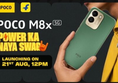POCO M8x 5G with Snapdragon 4 Gen 5 SoC confirmed to launch in India on 21st August